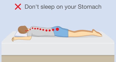stomach sleeping posture