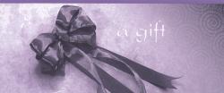 purple remedial massage gift voucher