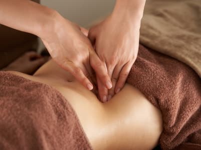 Link to page about abdominal pain massage