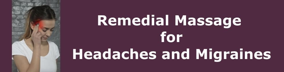 HEader for page about massage for headaches and migraines